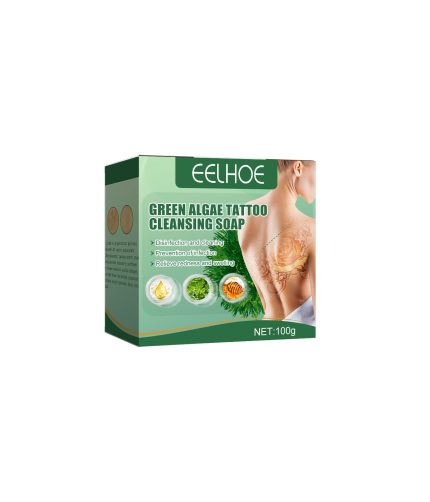 eelhoe green algae tattoo cleansing soap Professional Tattoo Pigment Cleaner Soothing Green Soaps K1