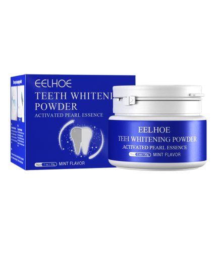 eelhoe active whitening tooth powder teeth oral cleaning breath remove yellow tooth stains sensitive tooth enamel K1