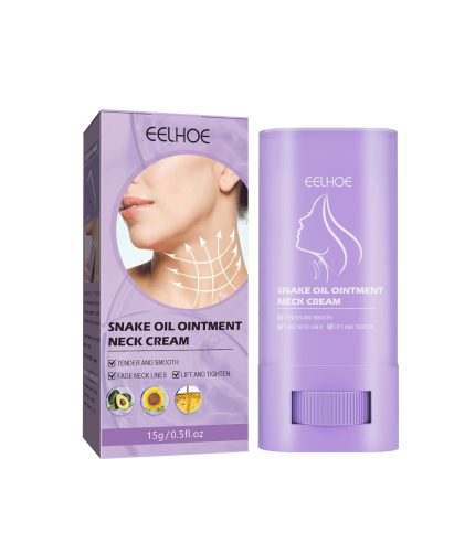 EELHOE Snake Oil Ointment Neck Cream Lightening Smoothing Neck Wrinkles Tightening Smoothing Whitening Hydrating Neck Cream