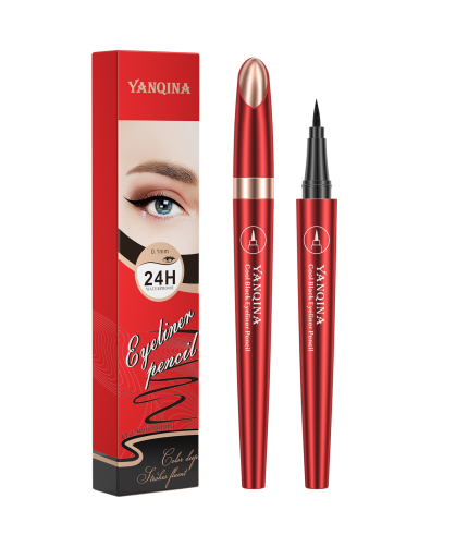 24H quick dry waterproof Eyeliner Extremely fine liquid eyeliner pencil smooth and easy to draw