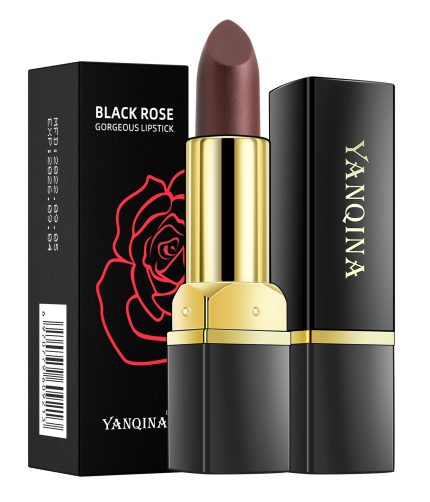 YANQINA Black Rose Lipstick Warm Feeling Gradual Change Makeup Nourishes Moisturizing Non-stick Cup Lipstick