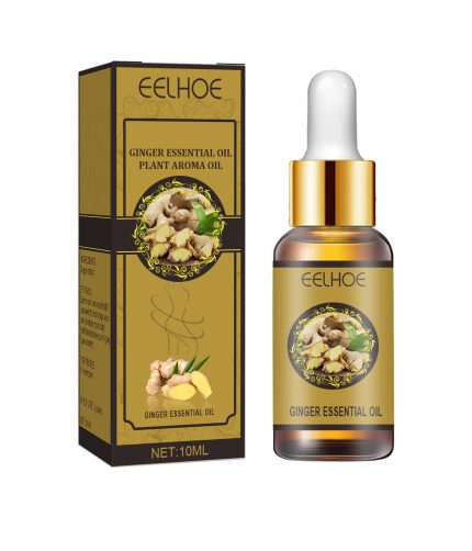 eelhoe ginger body sculpting essential oil massage firm belly thigh muscle shaping moisturizing skin body essential oil K1