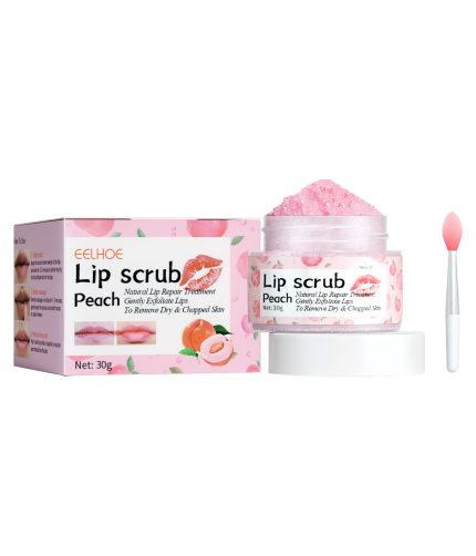 EELHOE Peach Lip Scrub cream  Lighten lip lines