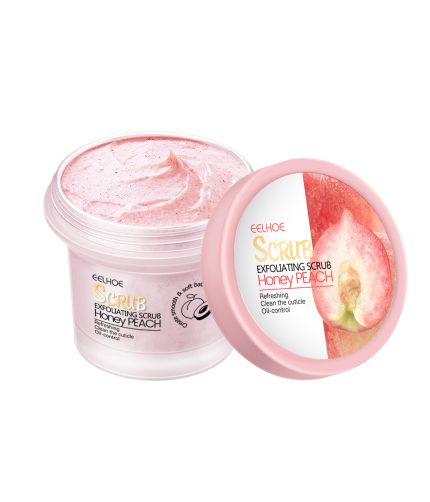 eelhoe peach body scrub hydrating moisturizing oil control cleaning and softening chicken skin horny rubbing mud scrub K1