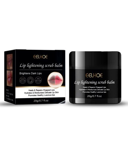 EELHOE Lip Brightening Scrub Lightens Lip Lines Melanin Removes Dark Skin Hydrating and Moisturizing Lip Scrub