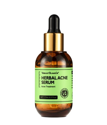 VIBRANT GLAMOUR Herbal Acne serum 17ml Herbal Extract Acne gently removes dead skin cells and unclogs clogged pores K1