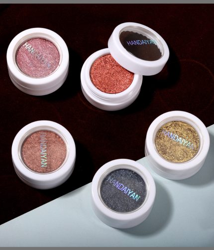 HANDAIYAN  12 colors single gold eye Makeup pigment Loose Powder Glitter Eyeshadow Waterproof Long Lasting glow shimmer Eye