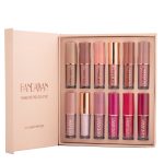 HANDAIYAN 12-color book lip gloss set liquid lipstick set matte non-stick cup lip glaze K1