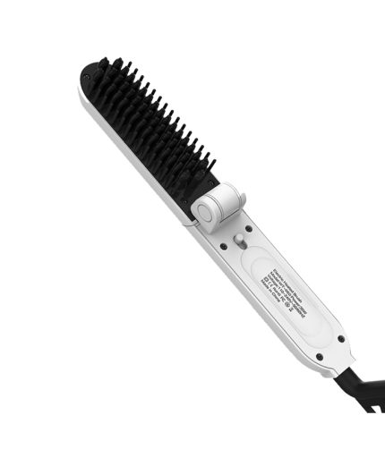 Men's and women's electric hot straight hair comb folding inner beard comb straight roll double comb multifunctional