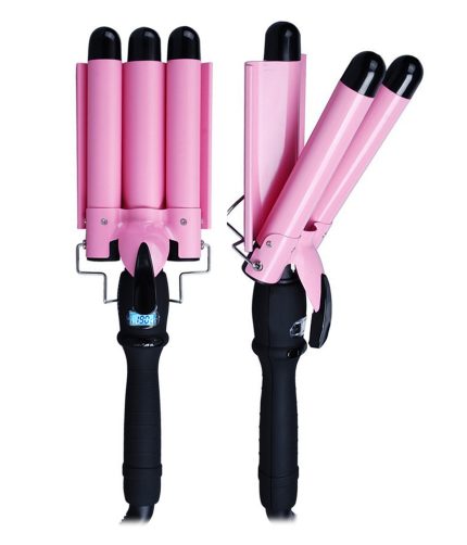 Egg roll stick foam head curling iron three sticks small curling iron water ripple three tube electric curling iron Y