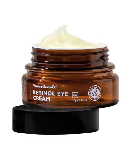 VIBRANT GLAMOUR Retinol Eye Cream Dark Circles Fade Fine Lines Remove Eye Bags Anti Wrinkle Anti Aging Firming Brighten Skin B1