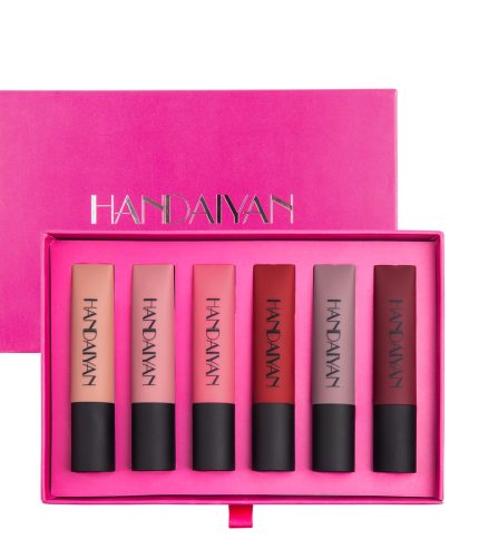 HANDIAYAN Velvet Matte Lip glaze set Air Lip Gloss Lip Glaze is easy to color Liquid lipstick is not easy to fade K1