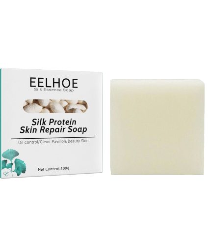 eelhoe goat milk protein soap deep cleansing repair skin oil control makeup remover moisturizing bath skin care soap K1