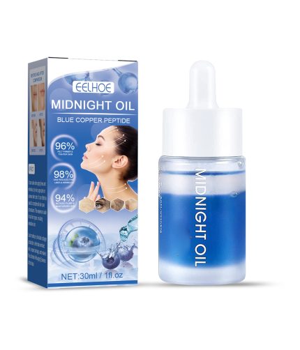 EELHOE Blue Copper Peptide Anti-Wrinkle Serum Repair skin fade fine lines firm  moisturizing close pores facial serum K1