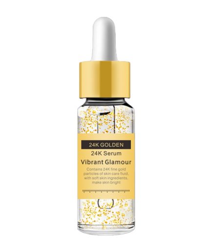 VIBRANT Glamour Private Label OEM/ODM Cosmetic Skin Care Anti Aging Anti Wrinkle 24k Gold Face Serum