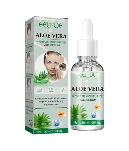 EELHOE Aloe Vera Moisturizing Essence Facial Moisturizing Brighten Skin Tone Wrinkle Rejuvenating Hydrating Serum K1