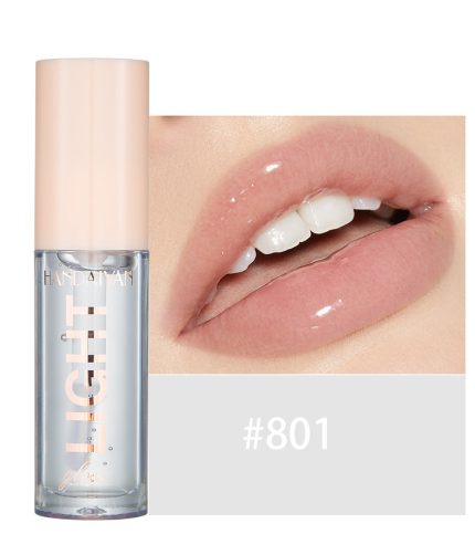 HANDAIYAN 12color mirror water light liquid lip glaze lacquer glass moisturizing pearl lip gloss K1