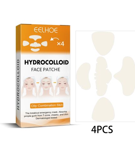 eelhoe Hydrocolloid Face Mask for Acne Large Pimple Patches for Zit Breakouts on Nose Chin Forehead & Cheeks K1