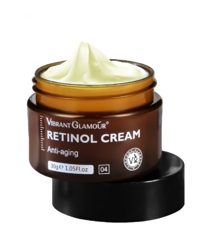 VIBRANT GLAMOUR  retinol cream moisturizing private label  Slow down aging wrinkles 30g