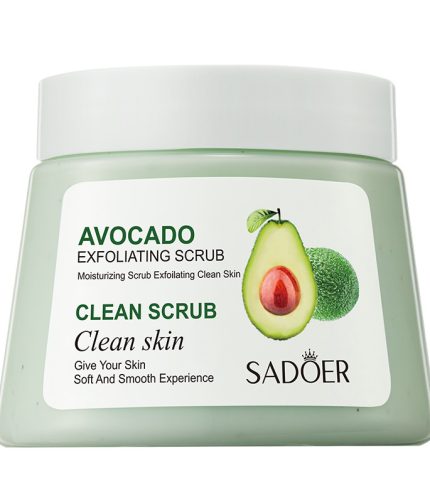 SADOER Avocado Scrub 250g Exfoliating Cleansing Body Moisturizing Whitening K1