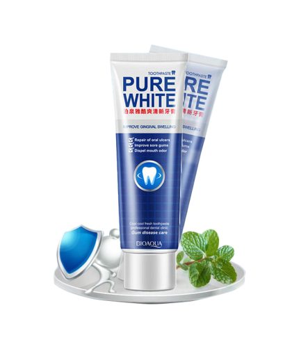 drop shipping BIOAQUA hot sale Mint Toothpaste Pure White whitening Toothpaste For Tooth Care teeth