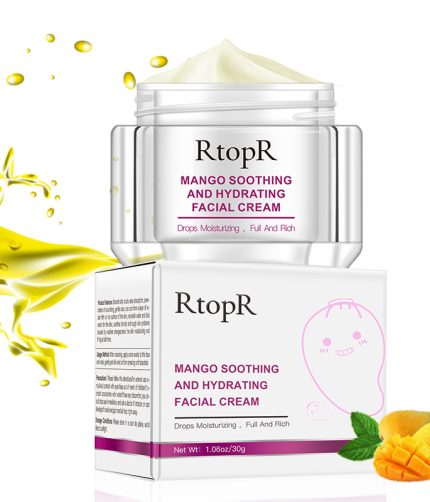 RtopR Mango Soothing And Hydrating Facial Cream Drops Moisturizing Full and Rich