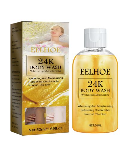 EELHOE 24k Gold Anti-Aging Gold Body Wash  Private Label Body Hotel Body Wash Whitening Skin