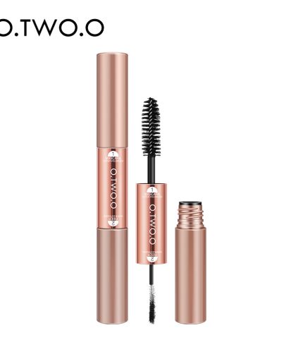 O.TWO.O Mascara Black eyelash eye silk fiber mascara waterproof and long lasting Makeup Black