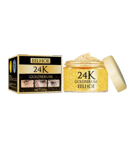 EELHOE 24K Gold Eye Cream Moisturizing Oil Control Cream Anti Wrinkle Brighten Collagen Anti-Aging Whiten Face Care K1