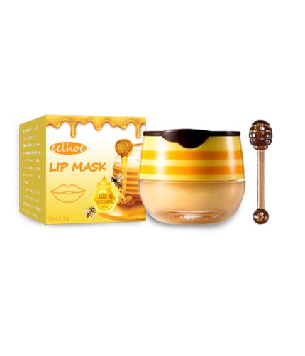 eelhoe honey lip mask fades lip wrinkles color exfoliates and moisturizes Hyaluronic Acid lip mask K1