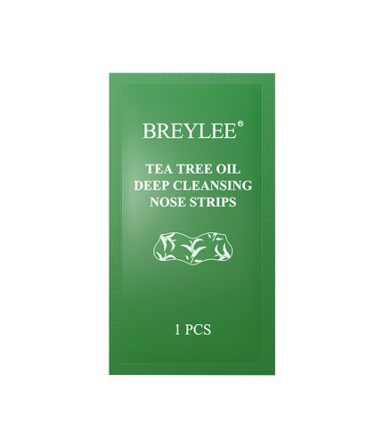 BREYLEE tea tree cleaning nose strips pore deep clean strip