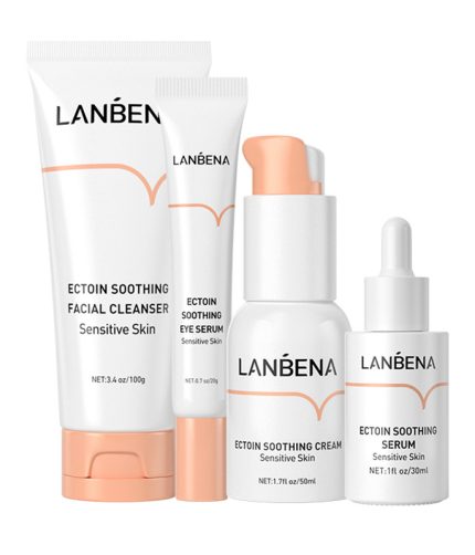 LANBENA ectoin soothing lotion glass skin soothing gel for skin cooling & soothing 4 pcs