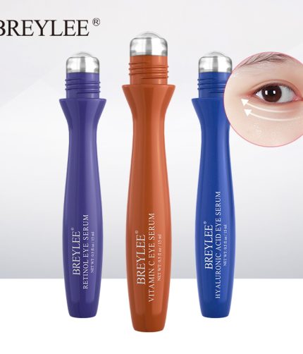 BREYLEE New arrival hyaluronic acid vitamin c retinol eye roller serum for dark circles