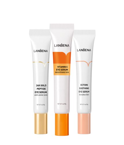 LANBENA under eye dark circle brightening 24k gold cream serum