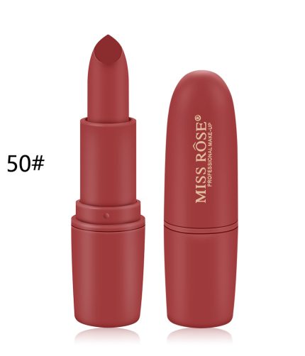 MISS ROSE 25 color matte lipstick brick red bullet lipstick lip glaze K1