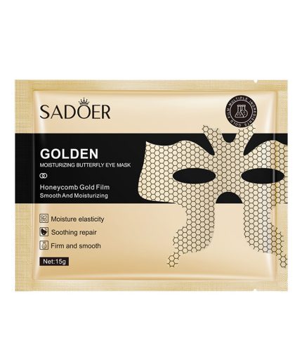 SADOER Gold Butterfly eye mask Moisturizing Hydrating Brighten skin colour Eye Patches K1