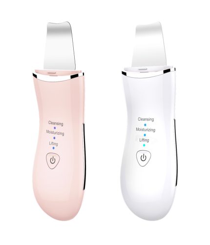 NEW Ultrasound face cleaner Silicone head Pore Cleaning beauty machines facial peeling ultrasonic skin scrubber exfoliante