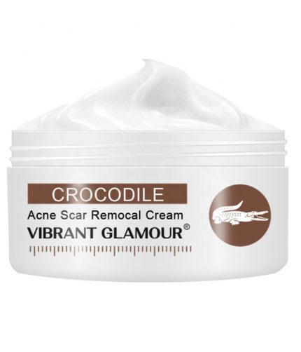 VIBRANT GLAMOUR Moisturizing Whitening Oil Control Shrink Pores Skin Care Crocodile Repair Acne Scar Face Cream