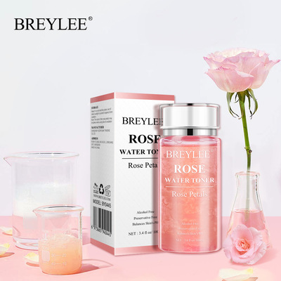 Hot sale 100ml organic rose water toner skin care moisturizer BREYLEE New arrival