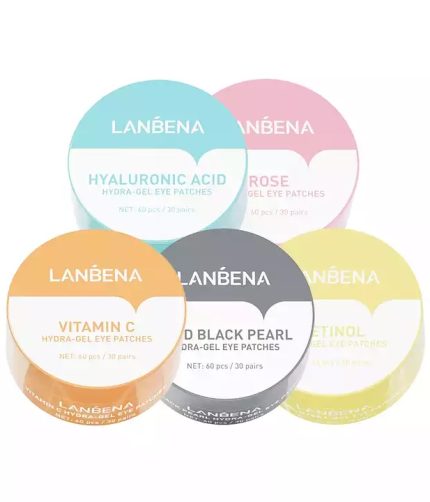 LANBENA Private Label Hydrogel Eye Patches Anti Aging Moisturizing Whitening Under Eye Mask For Eye Care