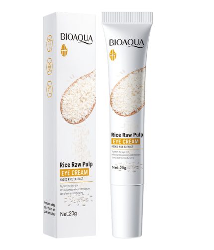 BIOAQUA Rice Puree Eye Cream Moisturizing care Elastic moist Lifts Eyes Cares for Eye Bags K1