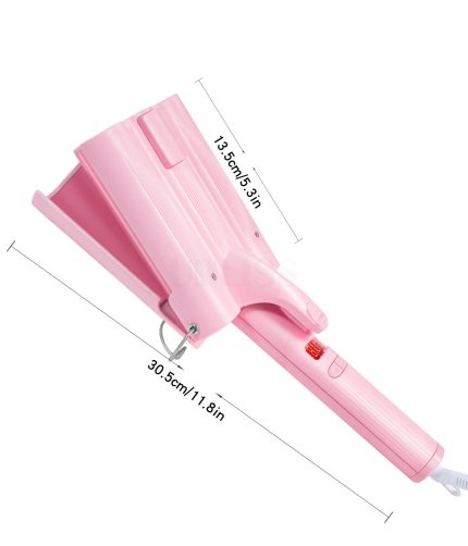 Liquid crystal three tube hair curler electric splint straight curling dual-use large curling stick