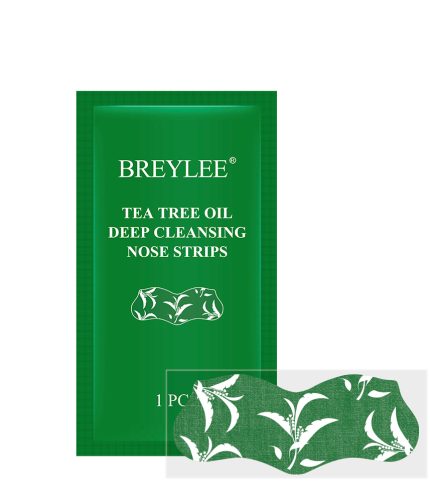 free shipping BREYLEE tea tree cleaning nose strips pore deep clean strip drop shipping