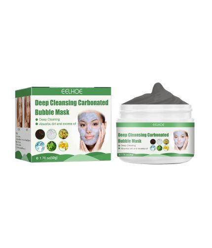 EELHOE Deep Cleansing Carbonated Bubble Mask Moisturizing and Gentle Smearing Oxygen Cleansing Mud Mask to Remove Blackheads K1