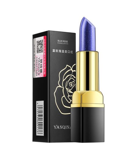 YANQINA Blue Enchanted Lipstick Warm Sensation Gradient Thousand People Thousand Colors Makeup Rendering Non-stick Cup Blue Rose