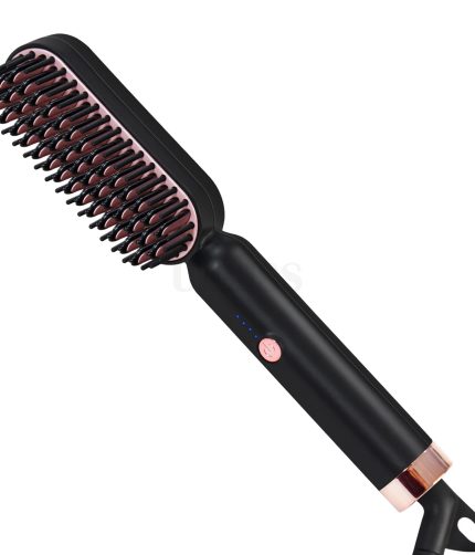 Custom New Multifunctional straightener straightener brush electric heat comb straightener curler hair fast modeling tool YY