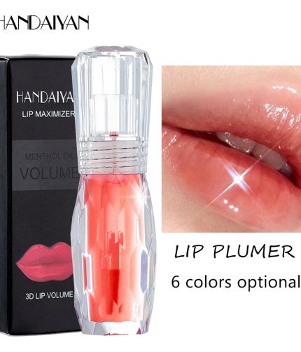 HANDAIYAN  6 color  3D Crystal jelly  lip gloss tube   lipstick  clear  lip gloss tube wholesale lip gloss pigment glitter