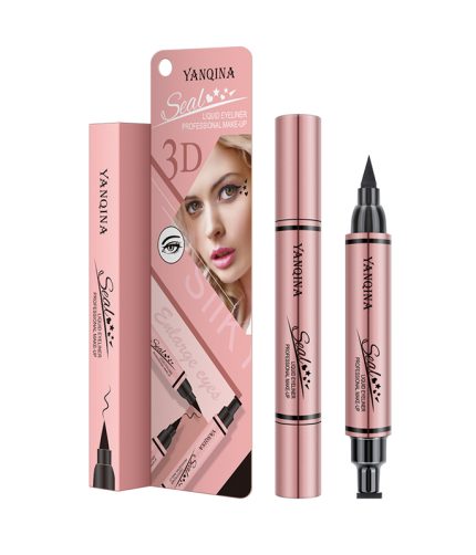 Double-ended Eyeliner Liquid Eyeliner Pen Waterproof Fast Dry Black Eye Liner Pencil With Eyeliner K1