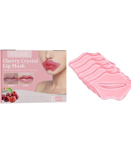 EELHOE cherry crystal lip mask moisturizing exfoliating not greasy lightening lip lines repairing lips K1