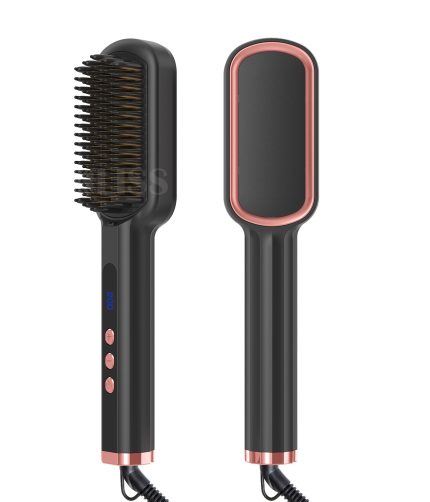 Special straight comb black professional fast hot dry wet dual use cold and hot air straightener YY